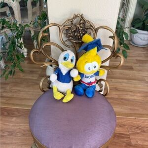 Blue and Yellow Plush Toys